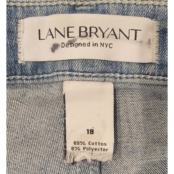 Lane Bryant Raw Hem Plus Size Jeans size 18 - Picture 6 of 7